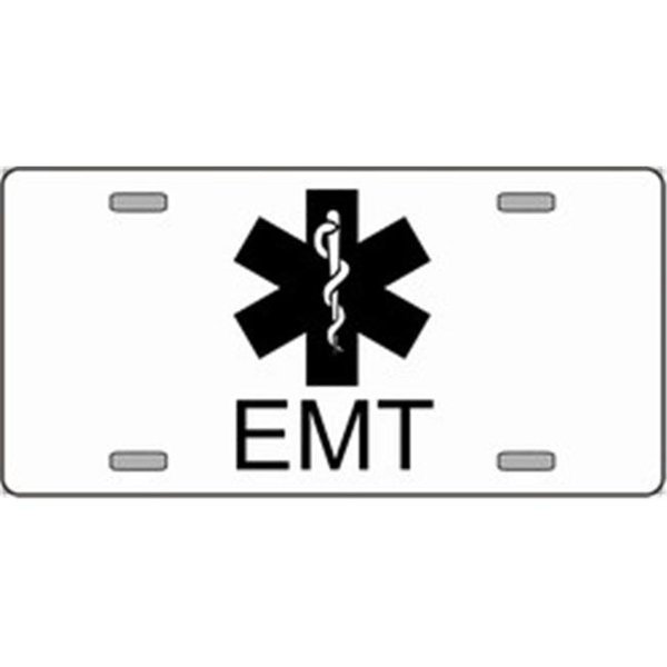 Powerhouse EMT Emergency Medical Technician Logo Emblem License Plates PO125652